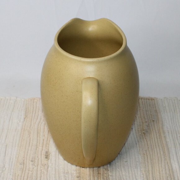 VTG NORITAKE COLORWAVE YELLOW WATER ICE PITCHER STONEWARE 56oz SPECKLED 8491 - Picture 8 of 15